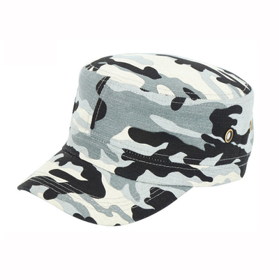2019 Flat Top Army Cap , New Style Military Camouflage Cap 100% Cotton