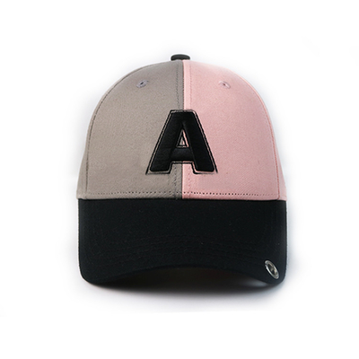Oem Promotion Embroidered Baseball Caps / Colored Sport Baseball Cap