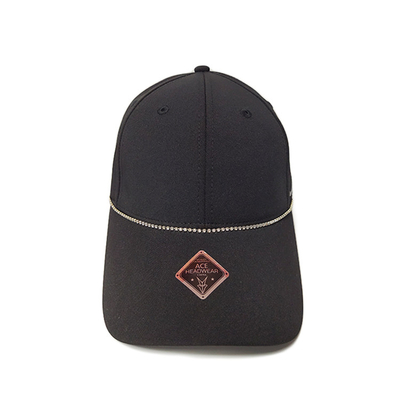 Plain Color Black Baseball Cap Fashion Outdoor Sports Cotton Golf Hats