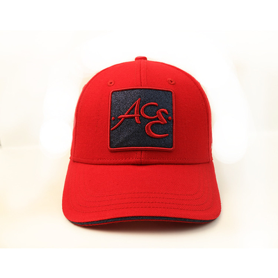 Professional Acrylic Wool Sports Team Baseball Hat Size 56-58cm