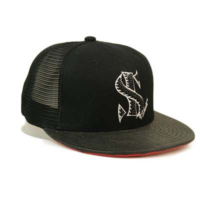 ODM Fashion 5 Panel Snapback Cap Studded Rhinestone Bling Outdoor Sport Trucker Baseball Caps