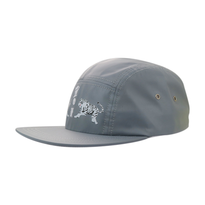 Custom 5 Panel Camper Hat Printed Logo Nylon Rope Snapback Cap