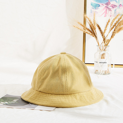 Unisex Terry Cloth Soft Fabric Bucket Cap Character Style