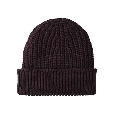 Trendy Warm 56cm Knit Beanie Hats Plain Dyed Waterproof