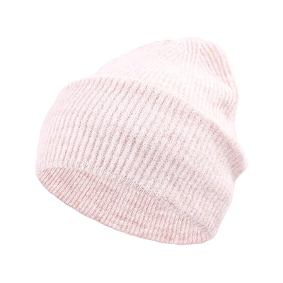 Elastic Wool Fabric Knit Beanie Hats For Cold Winter