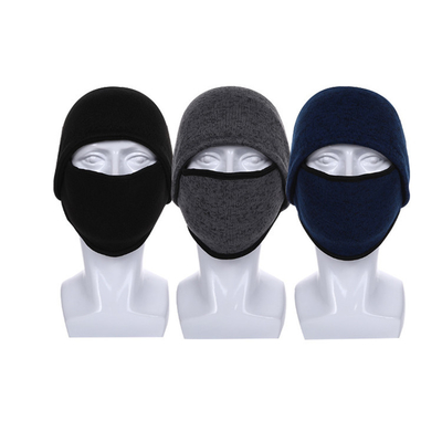 Windproof Coldproof Multifunctional Knit Beanie Hats With Ear Flaps