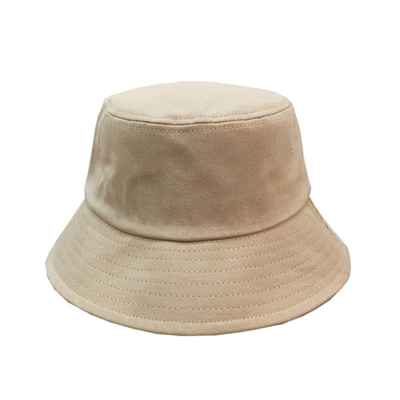 Customized Embroidery Fisherman Bucket Hat Summer Outdoor Cotton Plain Color