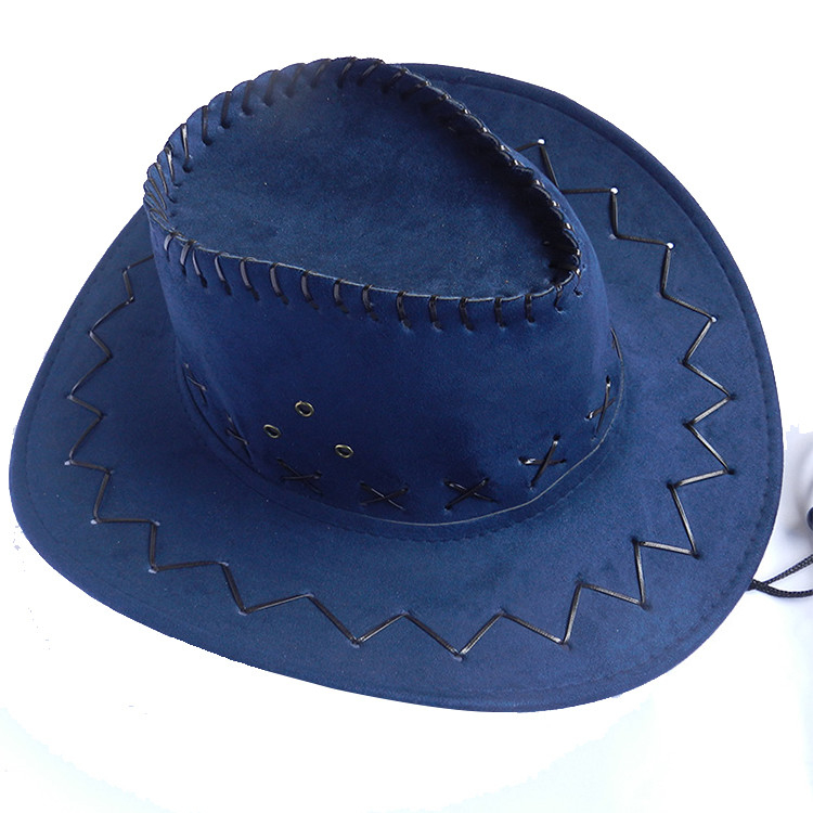 Child And Adult Suede Cowboy Outdoor Boonie Hat , Waterproof ...