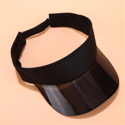 Headband Anti UV Casual Sports Visor Bike Sun Hat Transparent Candy Color