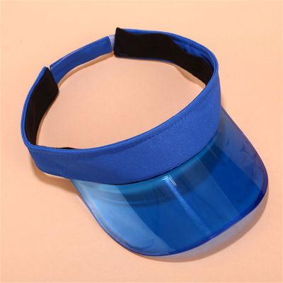 Headband Anti UV Casual Sports Visor Bike Sun Hat Transparent Candy Color