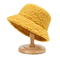 Unisex Harajuku Bucket Hat Graffiti Solid Fisherman Hat Autumn Winter Lamb Wool 60cm