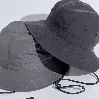 Polyester Mens Sunproof Hats Custom Color CMYK Printing