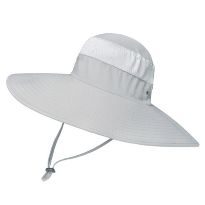 Adult Summer Beach Cap Men'S Panama Hat Big Wide Brim Waterproof