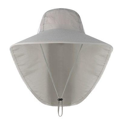 New Outdoor Fisherman Hat for Men Women Summer Neck Protection Visor Cap Anti UV Breathable Fishing Safari Hat