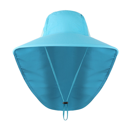 New Outdoor Fisherman Hat for Men Women Summer Neck Protection Visor Cap Anti UV Breathable Fishing Safari Hat