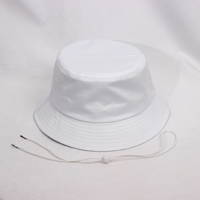 Unisex Pure Cotton Outdoor Sun Hat Beach With Protection Fisher Bucket Cap 58CM