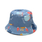 Animal Pattern Fisherman Bucket Hat 100 % Cotton Twill Summer Travel Beach Cap