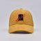 ODM Corduroy Fabric Embroidered Baseball Caps Custom Logo 58cm For Unisex