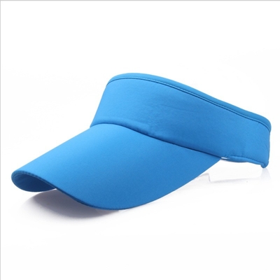 Custom Logo Sun Visors Hats Outdoor Casual Solid Color Summer