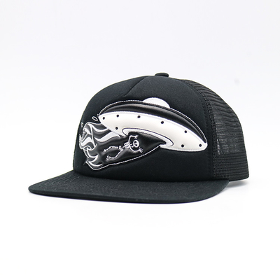 58cm Flat Brim Snapback Hats Visor Wild Personality Hip Hop Cap For Male