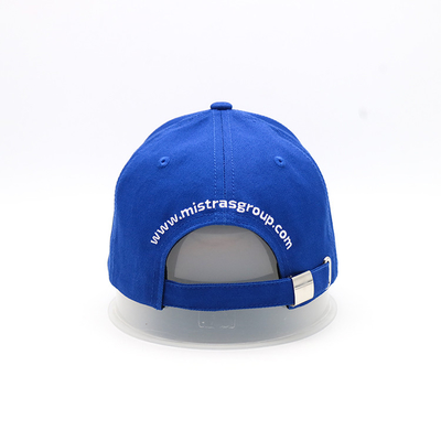 6 Panel Embroidery Baseball Cap Metal Back Closure Hat BSCI ISO