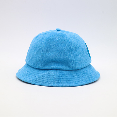 Blue Unisex Fisherman Bucket Hat men Women Cotton Cap