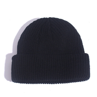 Fashion Hip Hop Beanie Knitted Hat Men Skullcap Women Winter Warm Brimless Beanies Hats