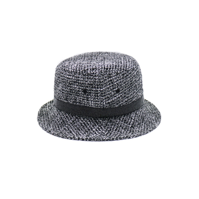 Summer Women Men Fisherman Bucket Hat Foldable 58cm Grey Color