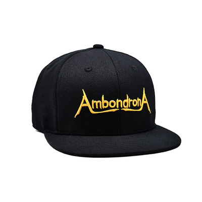 Custom Flat Brim Snapback Hats Embroidery Flat Bill Baseball Cap