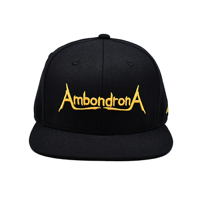 Custom Flat Brim Snapback Hats Embroidery Flat Bill Baseball Cap