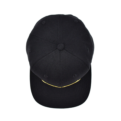 Custom Flat Brim Snapback Hats Embroidery Flat Bill Baseball Cap