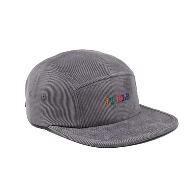 Grey 5 Panel Trucker Cap Visor Unisex Premium Baseball Hat Snapback Adjustable One Size