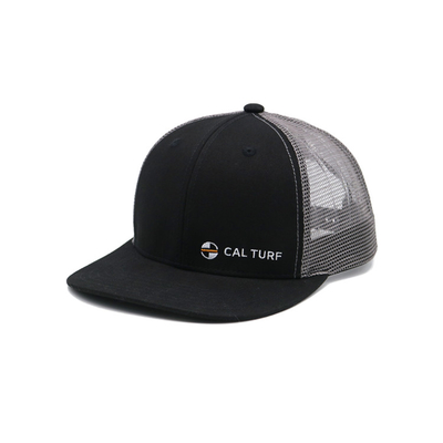 Custom Cotton Polyester Fabric Adult Trucker Cap With Embroidery Logo Adjust Size