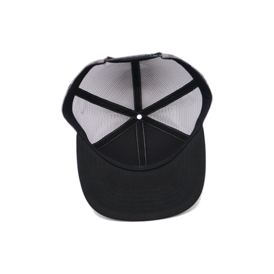 Custom Cotton Polyester Fabric Adult Trucker Cap With Embroidery Logo Adjust Size