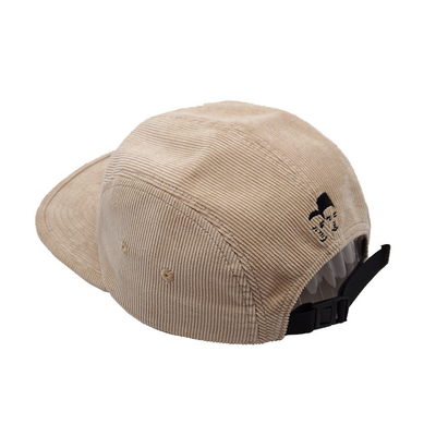 Cream Colored Corduroy Camper Cap Visor Unisex Premium Sport Hat