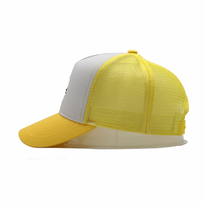 Solid Colors Lightweight Trucker Mesh Cap With Adjustable Strap Small Braid