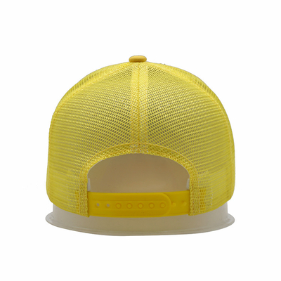 Solid Colors Lightweight Trucker Mesh Cap With Adjustable Strap Small Braid