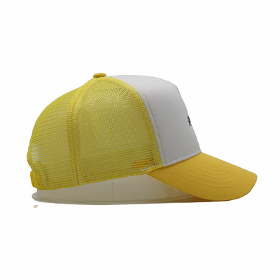 Solid Colors Lightweight Trucker Mesh Cap With Adjustable Strap Small Braid