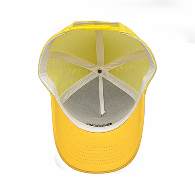 Solid Colors Lightweight Trucker Mesh Cap With Adjustable Strap Small Braid