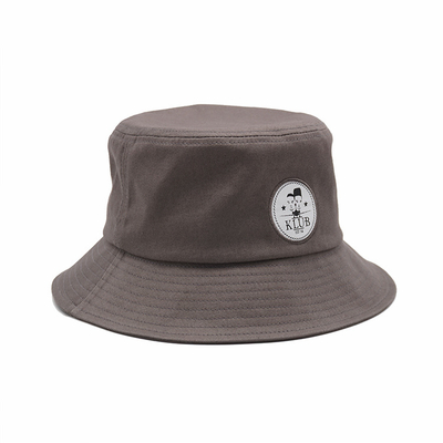 Unisex Fashion Woven Patch Bucket Hat Summer Fisherman Cap For Teens