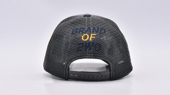 58CM Foam Trucker Hat Embroidered Plastic Back Buckle Mesh Adjustable Truck Sport Hat