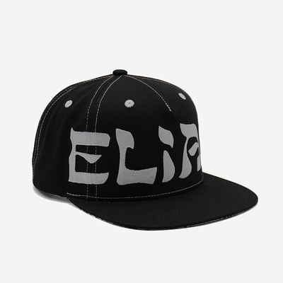 Flat Brim 60cm Hip Hop Snapback Hats With Add Picture Text Logo Customized