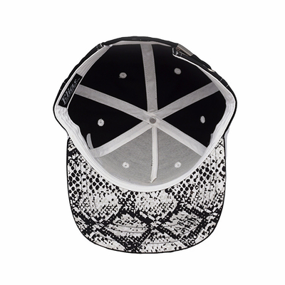 Flat Brim 60cm Hip Hop Snapback Hats With Add Picture Text Logo Customized