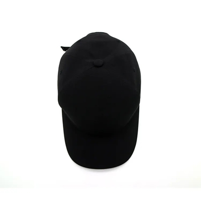 Black Waterproof Sport Baseball Cap Seamless Seal Sport Running Cap 60cm