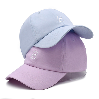 6 Panel Mens Embroidered Baseball Hats Adjustable Plain Baseball Cap Fashion