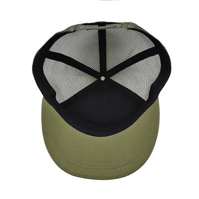 Comfortable Breathable 5 Panel Trucker Cap Adjustable Casual Sports Snapback Cap