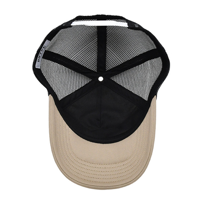 Sponge Mesh 5 Panel Trucker Hats Curved Visor Comfortable Breathable