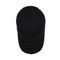 Black 100% Cotton 5 Panel Baseball Cap Custom Embriodery Logo