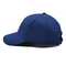 Blue 54cm 6 Panel Cotton Baseball Caps Unisex Adjustable Custom Logo