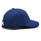 Blue 54cm 6 Panel Cotton Baseball Caps Unisex Adjustable Custom Logo